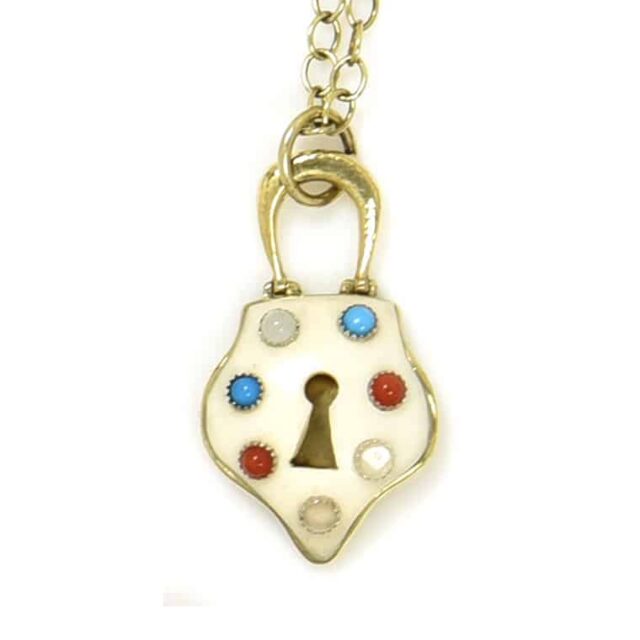 Pointed End Lock Pendant
