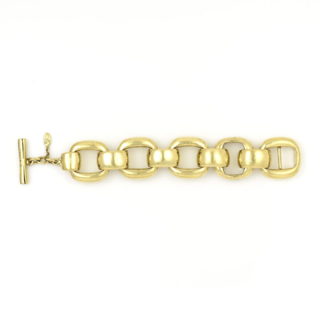 Thick Chain And Bands Bracelet - Vaubel Designs