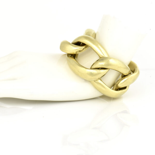 Wide Big Link Chain Bracelet