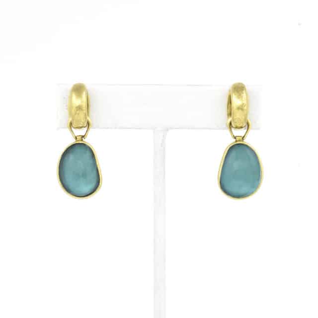 Double Side Drop Stone Earring