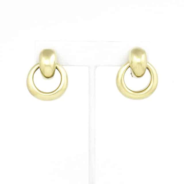 Small Circle Doorknocker Earring Medium