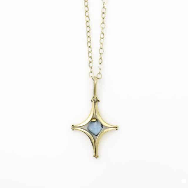 Stone Encased in Pointed Angle Shape
