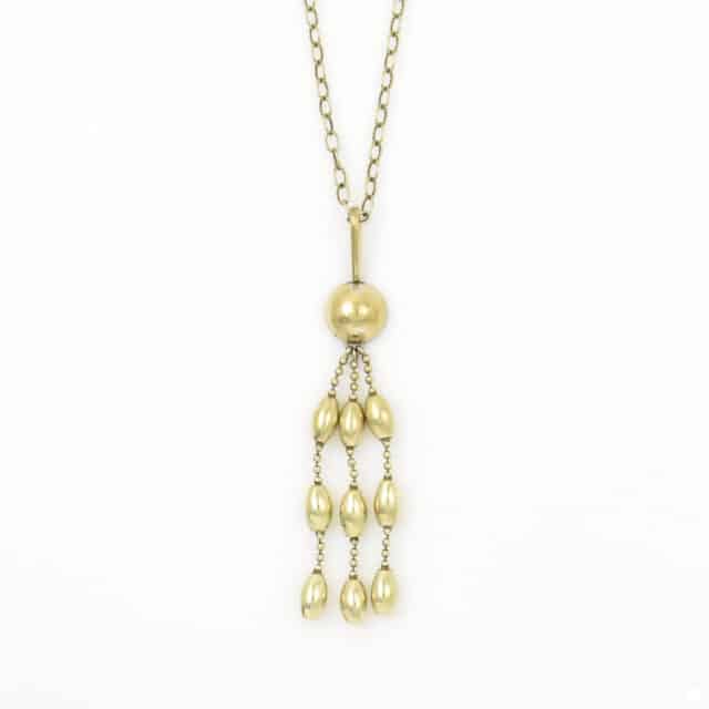 Triple Bead and Chain Drop