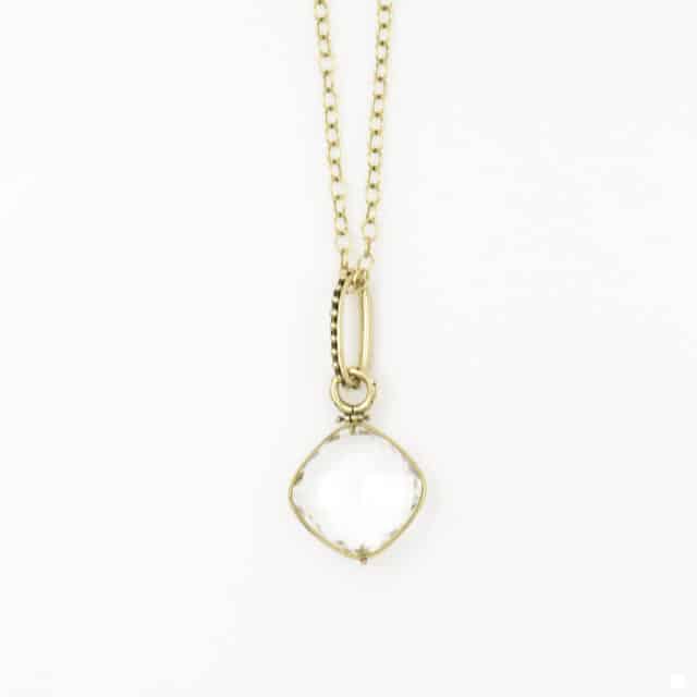 Stone with Beaded Oval Top