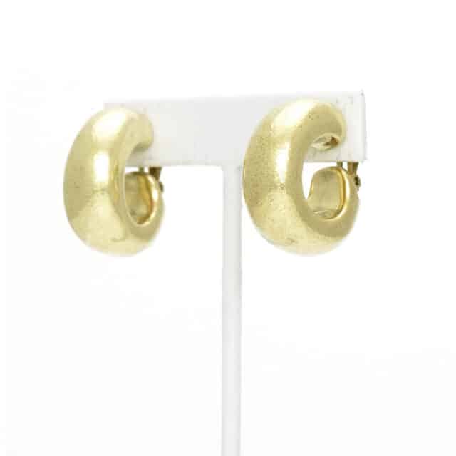 Thick Round Hoop Earring