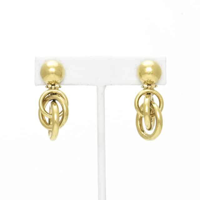 Three Interlocking Circles Earring