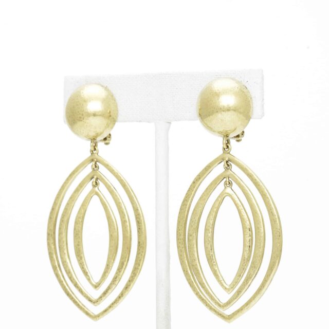 Circle within Circle Drop Earring