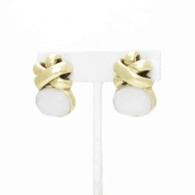 Multi Cross Top with Stone Earring