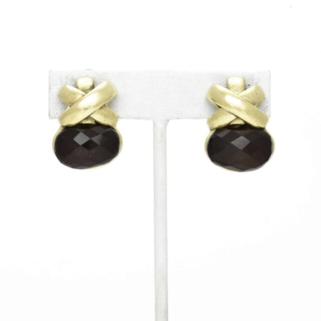 Multi Cross Top with Stone Earring