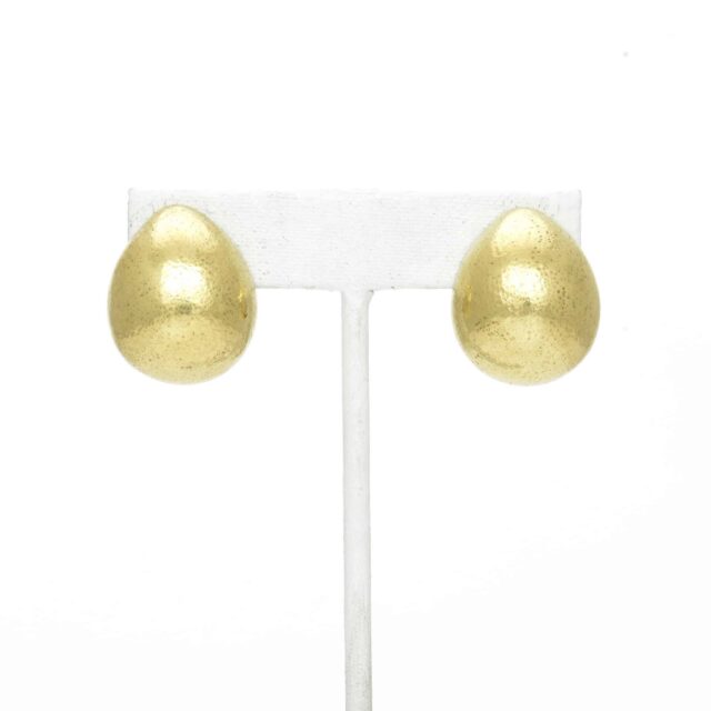 Pointed Top Pebble Earring