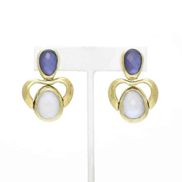 Double Stone Design Drop Large