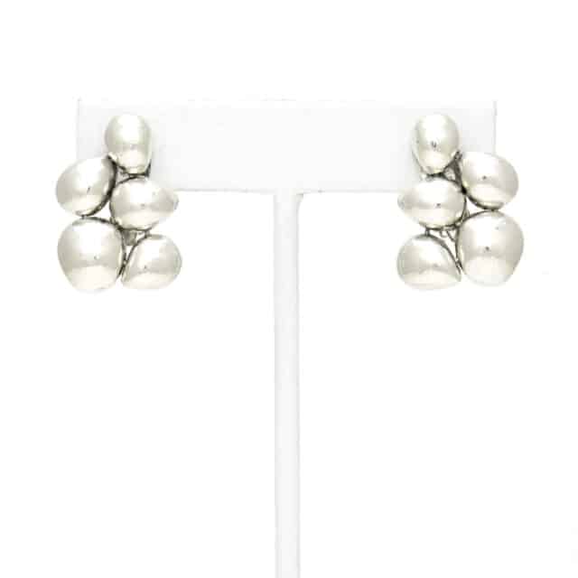 Five Pebble Button Earring Small