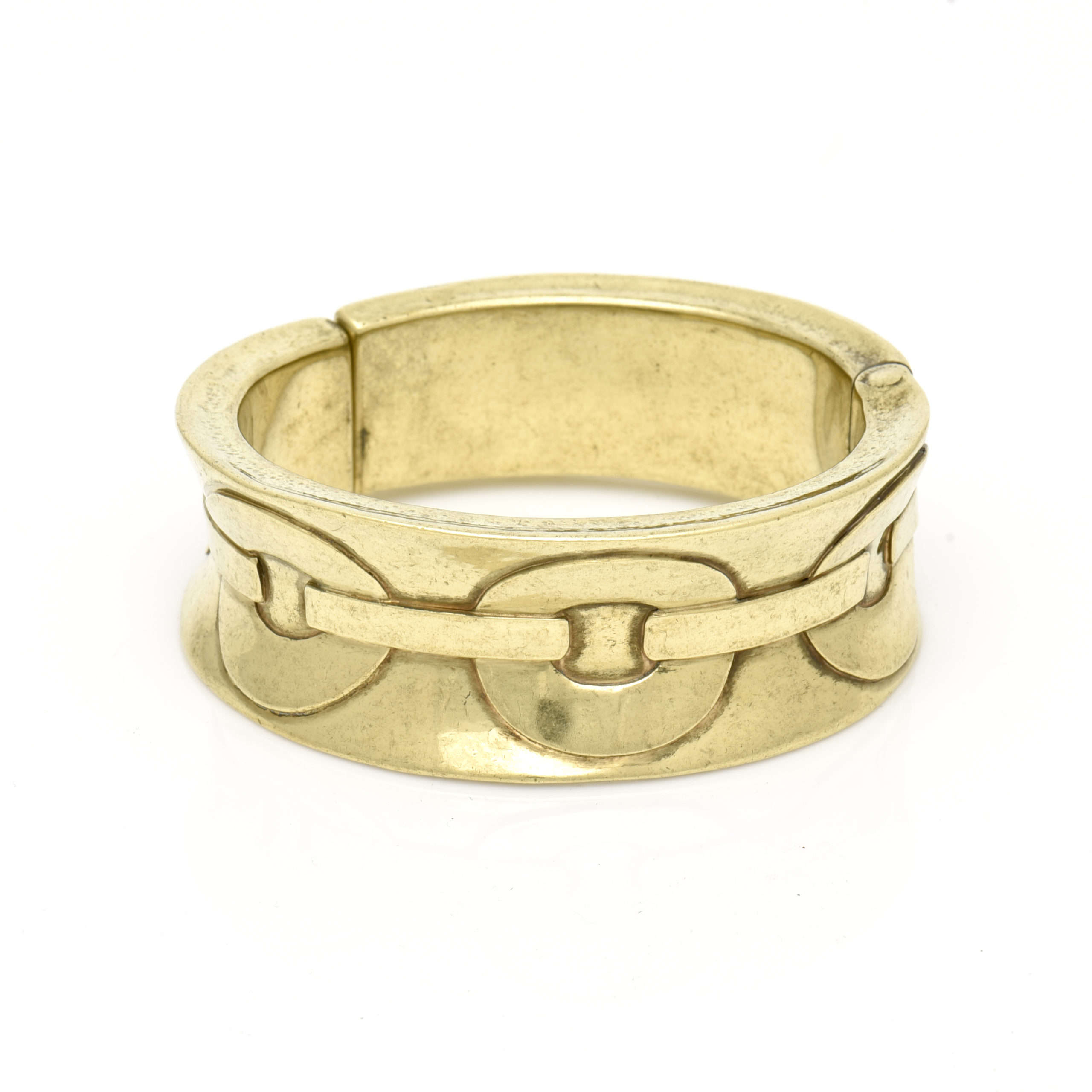 Thick Curved Cuff With Flat - Vaubel Designs
