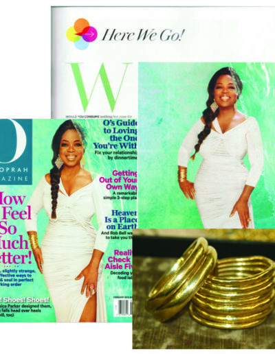 Oprah Winfrey Wearing Vaubel Designs Jewelry Cuff Bracelet B1432 B1385 B991A