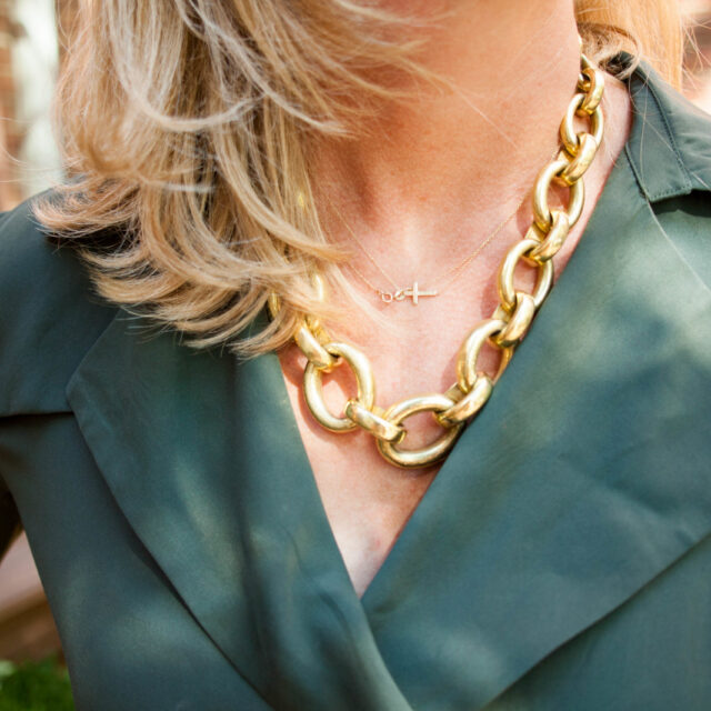 Linked Oval Chain Necklace