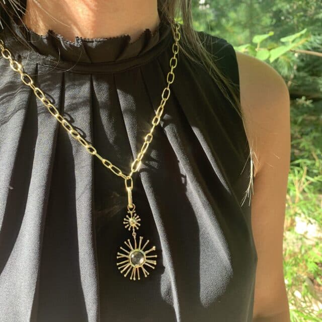 Double Sun with Stone