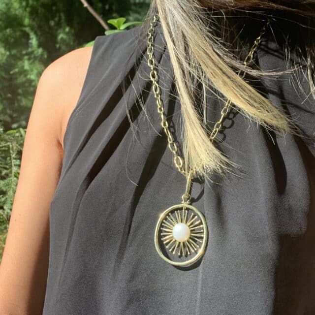 Stone Sun with Thick Wire