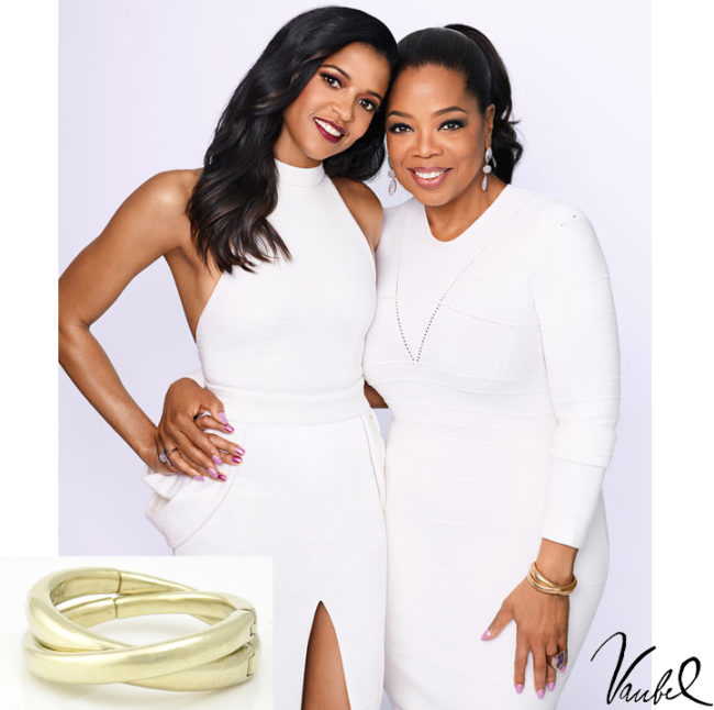 Oprah Winfrey Wearing Vaubel Designs Jewelry Bracelet B1390A