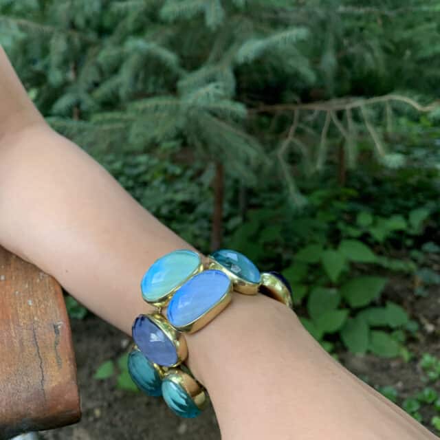 Large Multi Stone Bracelet