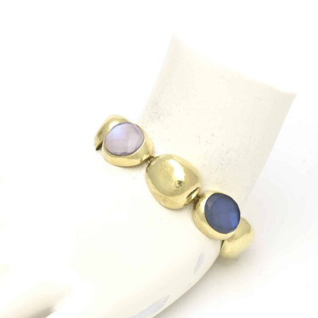 Large Single Pebble Link with Stones
