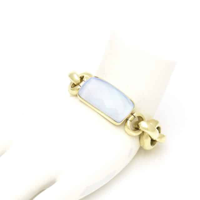 Two Stone on Bezel and Chain