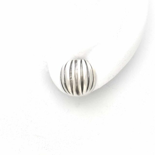Half Sphere with Cut Lines Stud