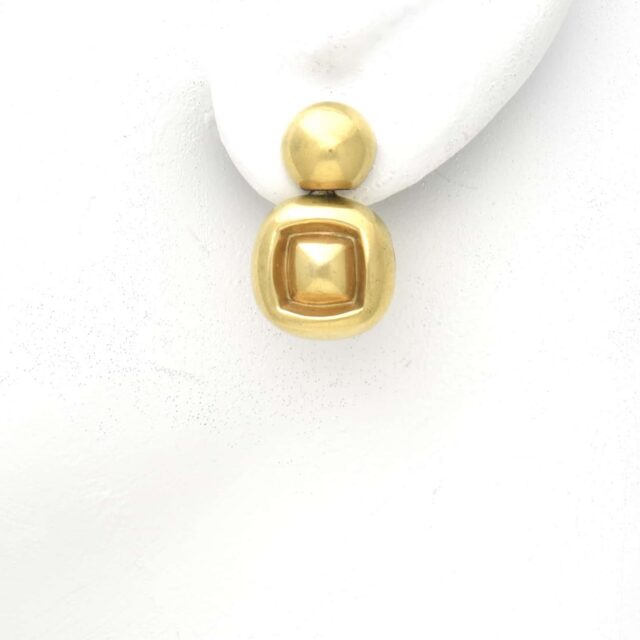 Small Round Square within a Square Drop