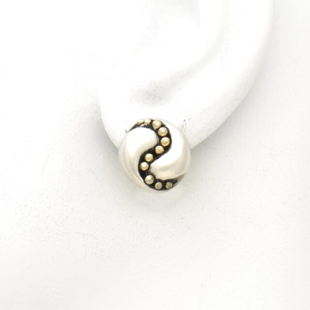 Small Button with Ball Swirl