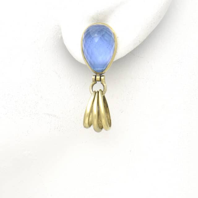 Multi Loop Drop with Stone Top