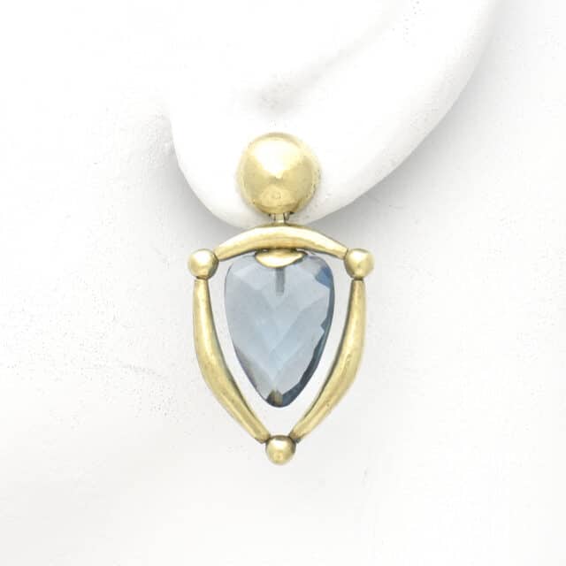 Flexible Triangle with Triangle Stone Drop