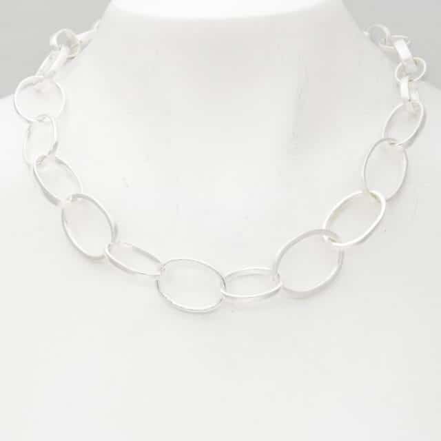 Irregular Ring Linked Necklace
