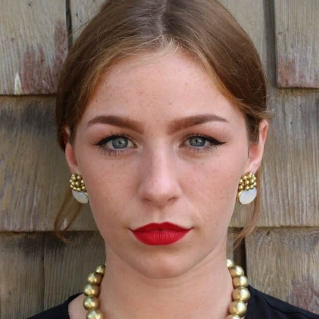 Ball Cluster With Stone Button Earring