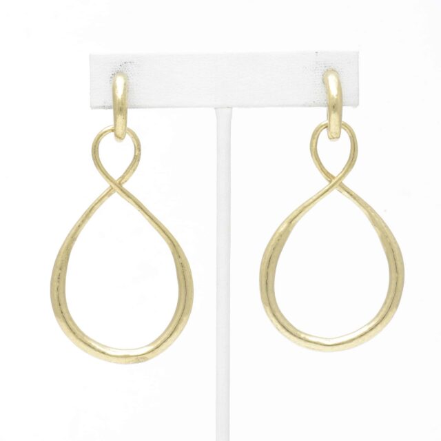 Tall Slender Figure Eight Earring