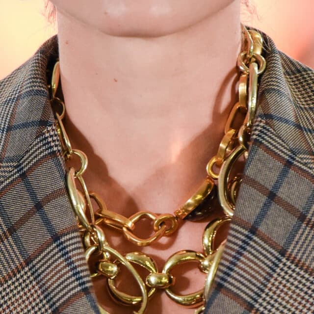 Round Chunky Chain Necklace