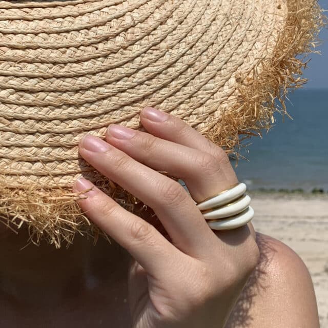 Triple Bone Layer Ring
