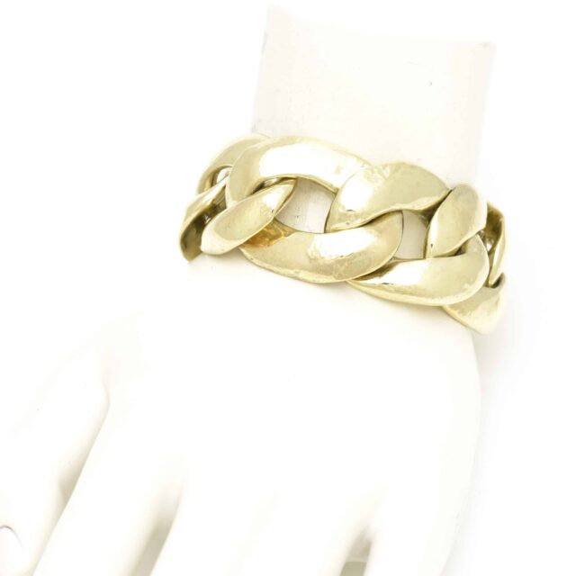 Flat Wide Chain Bracelet
