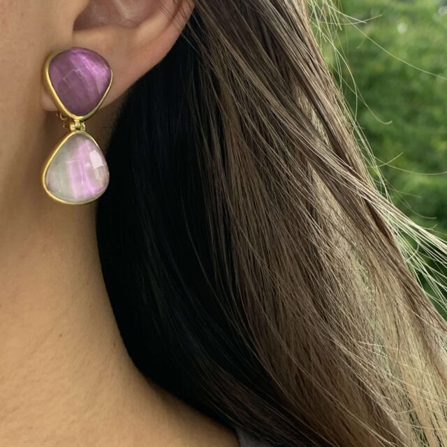 Double Tear Stone on Bezel