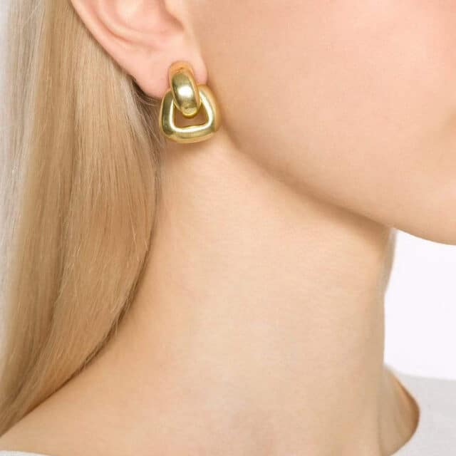Small Doorknocker Earring