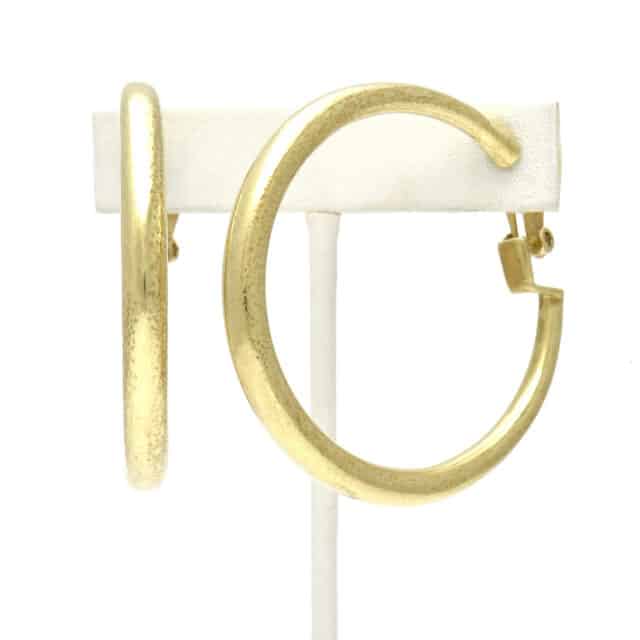 Large Thin Clip Hoop 2"
