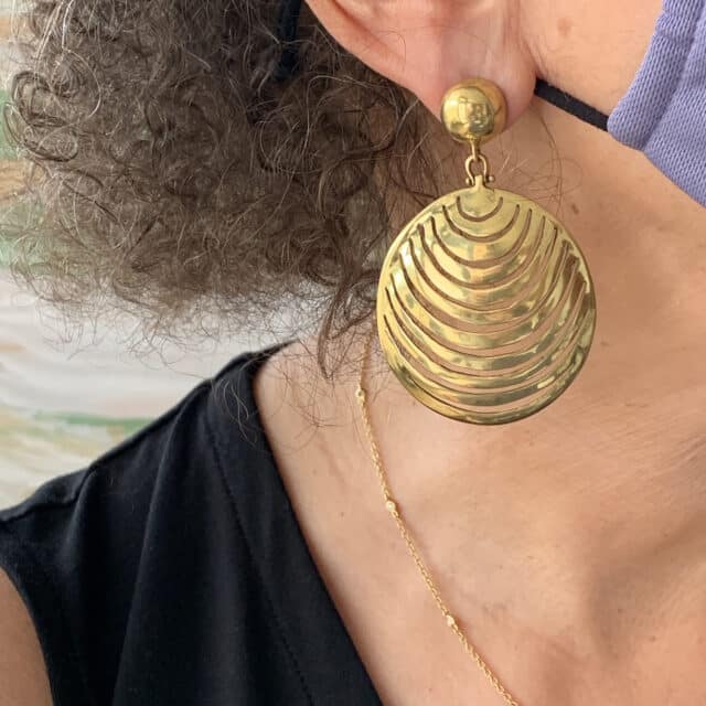 Round Drop w/ Circular Cut Lines