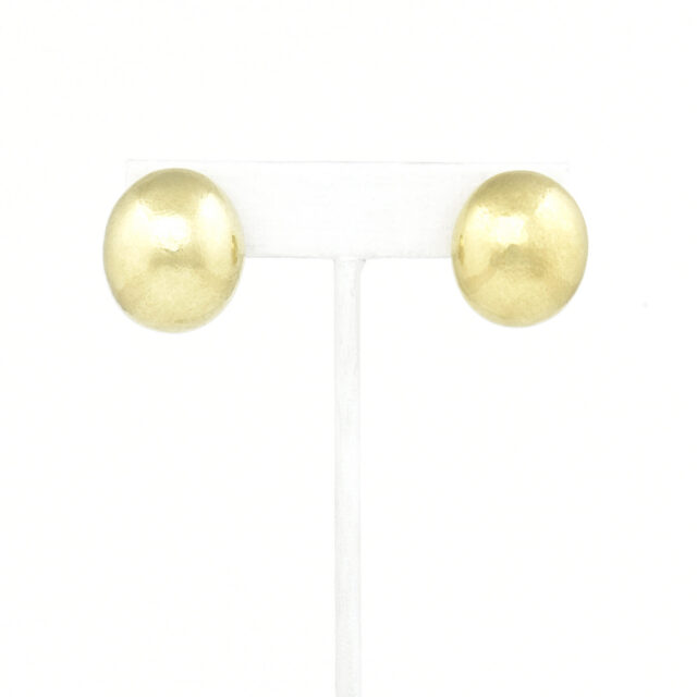 Oval Ball Earring