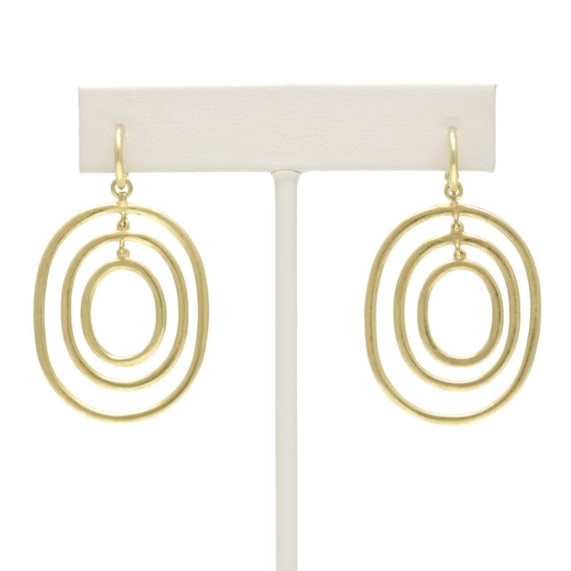 Triple Oval Drop on Hoop Top
