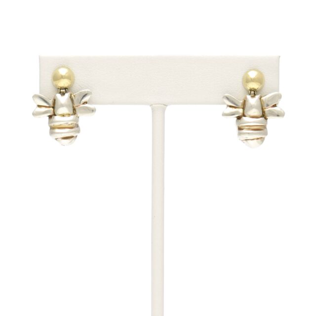 Silver Free Bee Drop on Ball Top