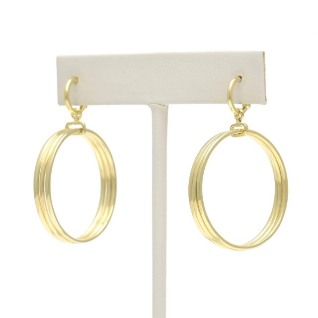 Triple Ring Drop on Hoop Top