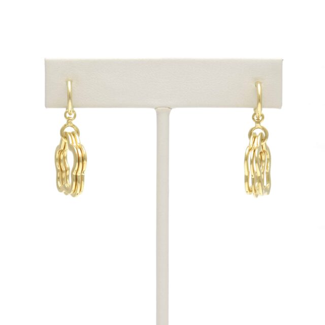 Double Small Flower Drop on Hoop Top