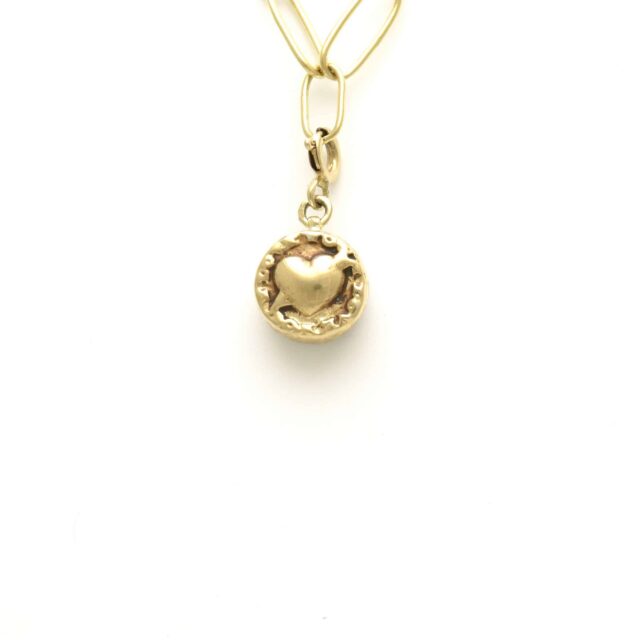 Heart with Arrow Reversible Light Blue Stone
