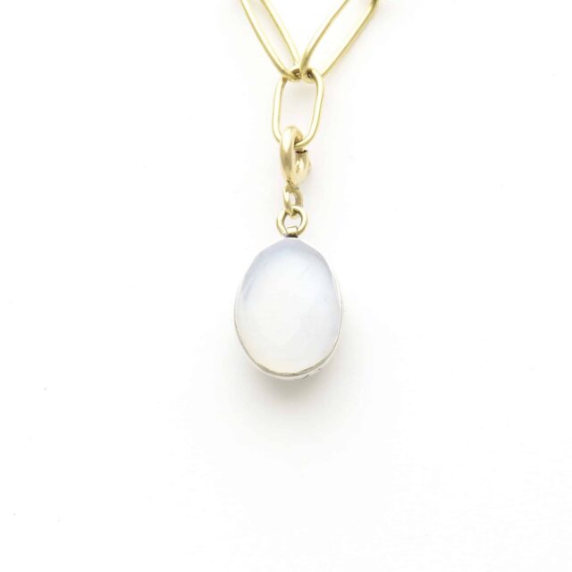 Swirly Lines Pod Reversible Stone Charm