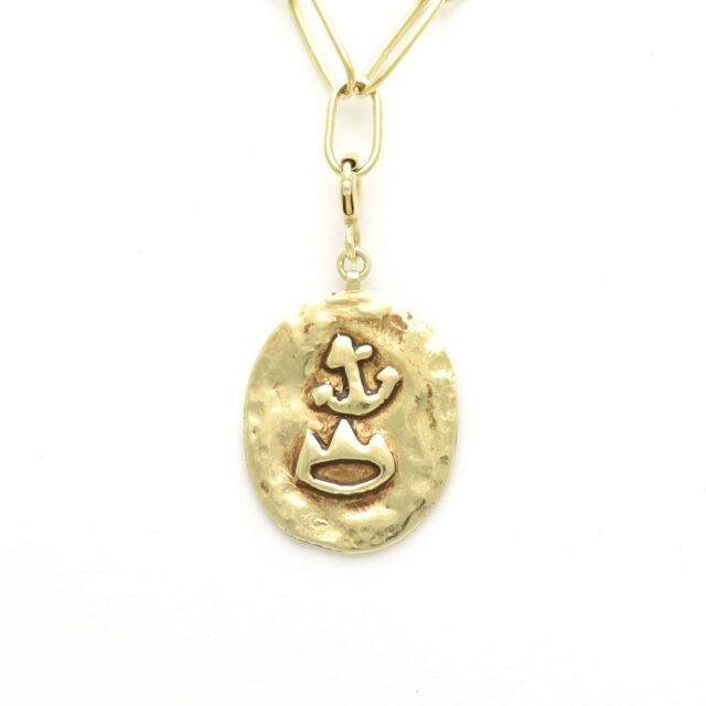 Anchor and Crown Charm