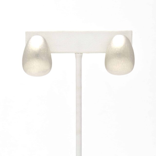 Flat Oval Wider without Extension Fine Silver