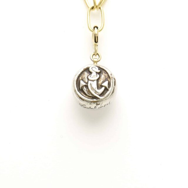 Anchor Reversible Pearl or Pearl Charm